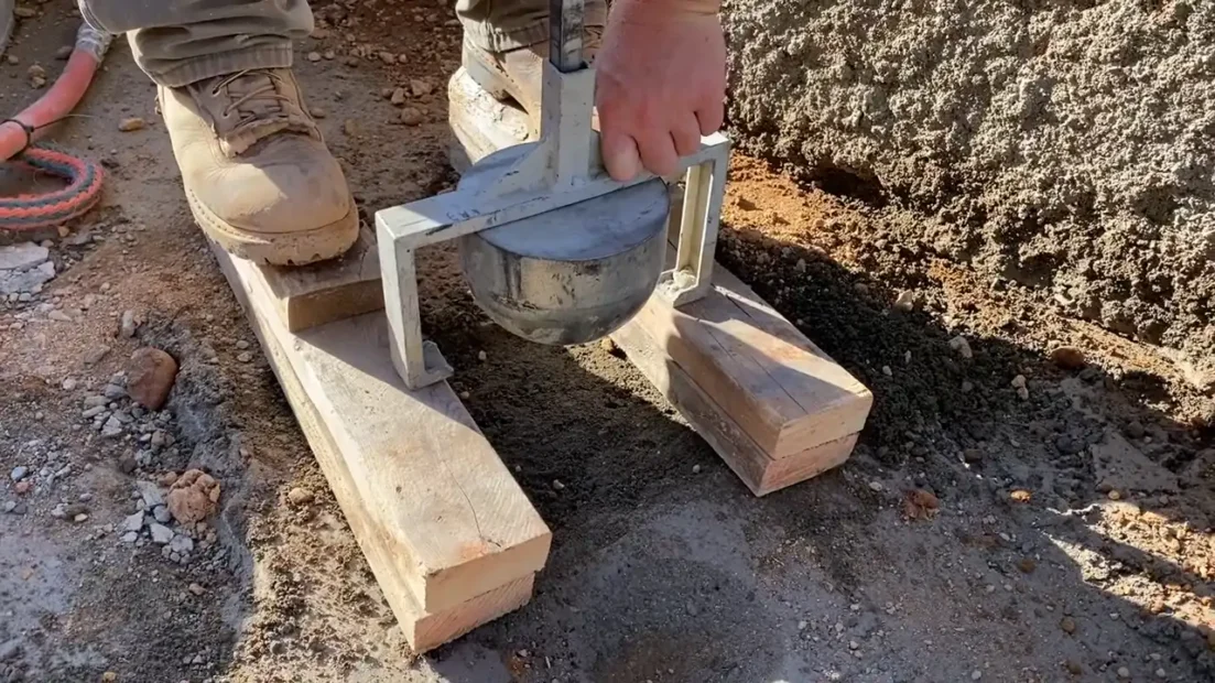 kelly ball drop to determine suitability for backfill