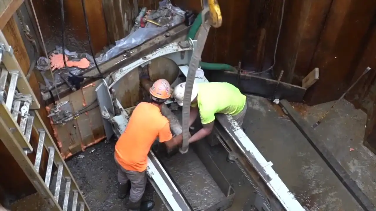 no dig pilot tube method install