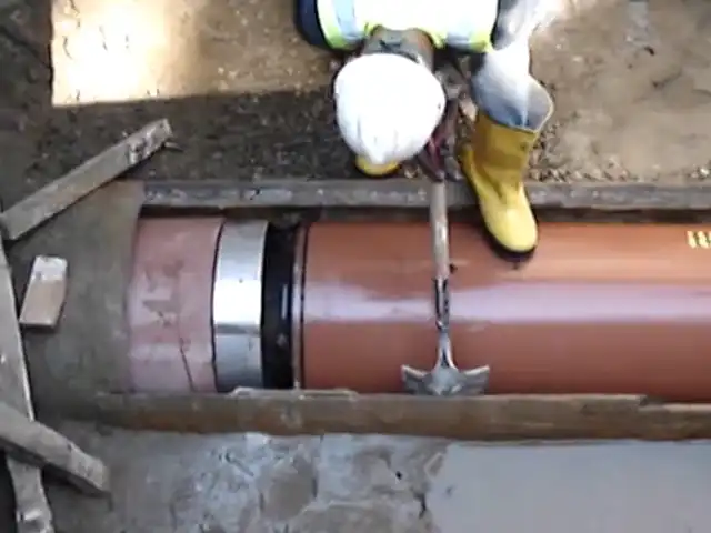 assembling joint in no dig vcp pipe