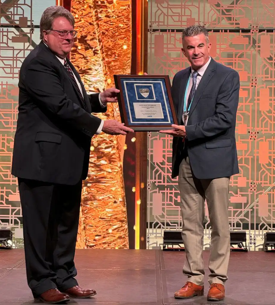 receiving pipeline award of excellence